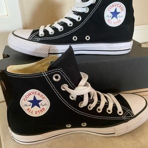 High top black converse